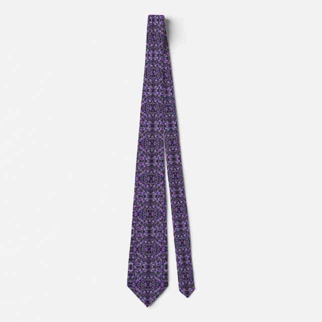 Violet Mosaic Tie (Front)