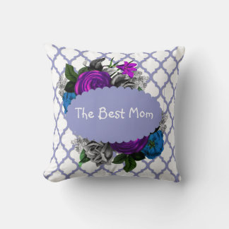 Violet Mothers Day Pillow