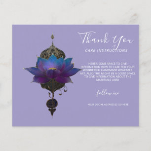 VIOLET ORACLE MYSTICAL LOTUS EMBLEM FLYER