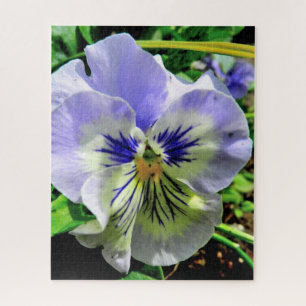 VIOLET PANSY   JIGSAW PUZZLE