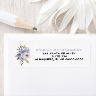 Violet Pastel Peach Wild Roses Personalized