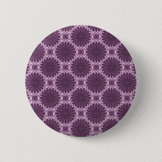 Violet Petals Art Pattern 1 - Button (Front)