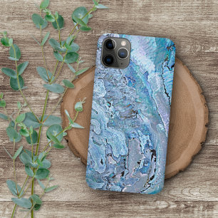 Violet Pink Turquoise Purple Abalone Shell Pattern Case-Mate iPhone Case