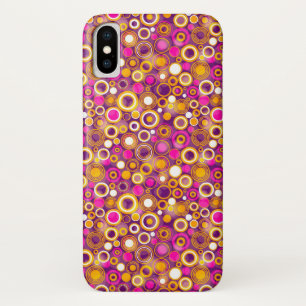 Violet Polka Dot Pattern Case-Mate iPhone Case