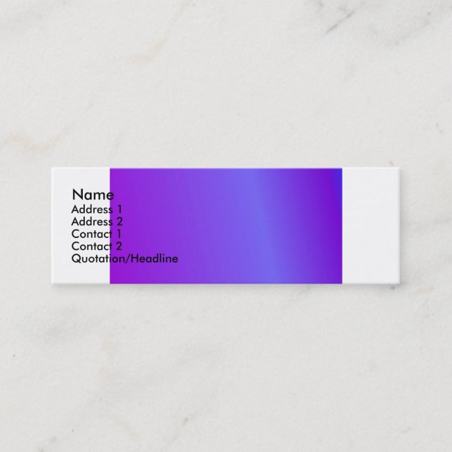Violet Profile Card (Front)