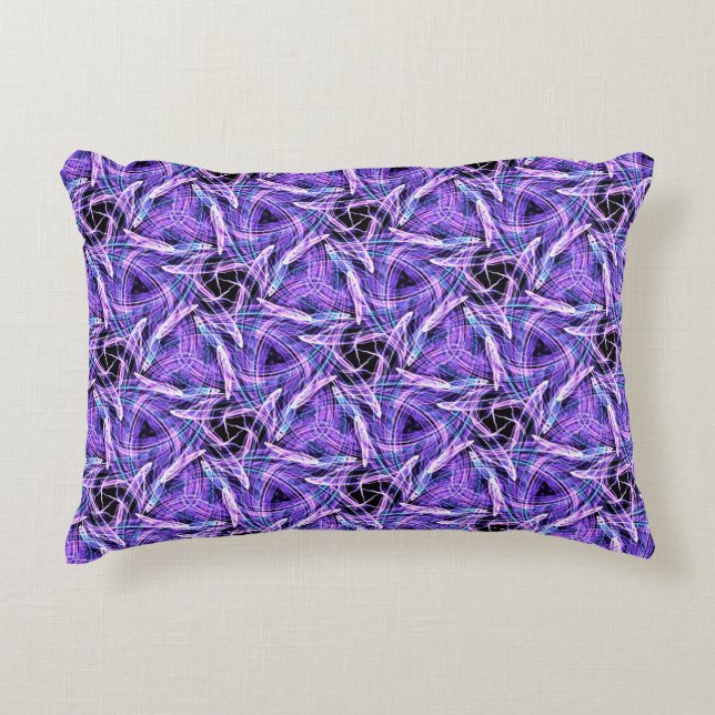 Violet Pulse Decorative Cushion (Front)