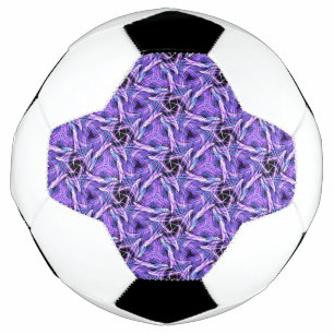 Violet Pulse Soccer Ball