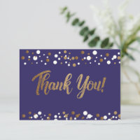 Violet purple and Gold thank you 50th birthday