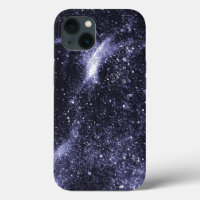 Violet purple black abstract galaxy