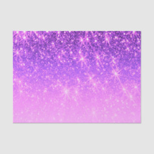 Violet Purple Glitter Tissue Paper