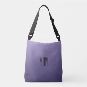 Violet Purple Gradient custom monogram bags