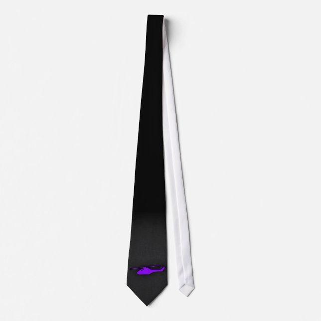 Violet Purple Helicopter Tie (Front)