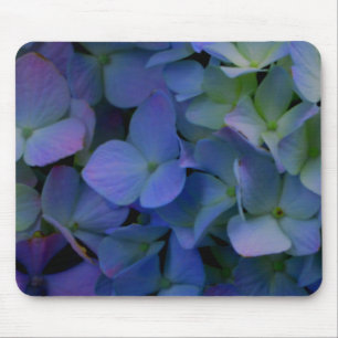 Violet purple hydrangeas mouse pad