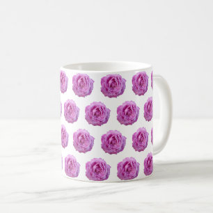 Violet Purple Rose Flower Coffee Mug