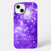 Violet Purple Sparkly Stars Celestial Photo