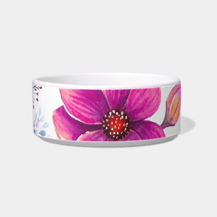 Violet rose bowl