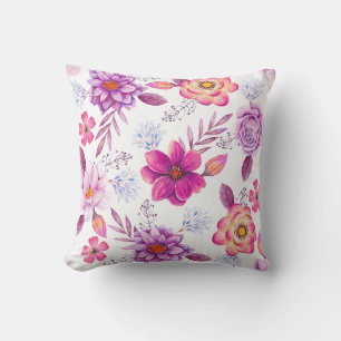 Violet rose cushion