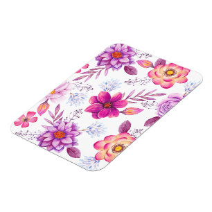 Violet rose magnet