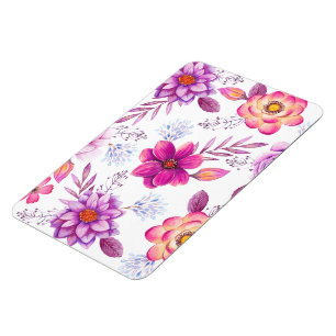 Violet rose magnet