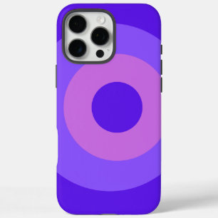 Violet Round Apple iPhone 16 Pro Max Case