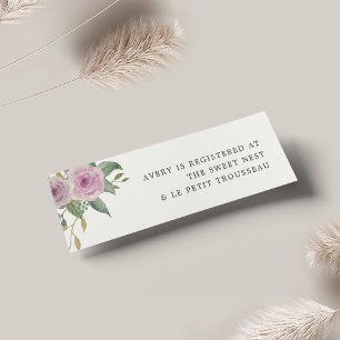 Violet & Sage Bridal Registry Insert Cards