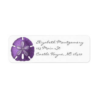 Violet Sand Dollar Labels