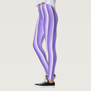 Violet shadow stripes leggings
