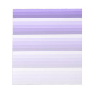 Violet shadow stripes notepad