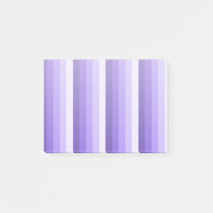 Violet shadow stripes post-it notes