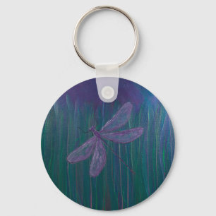 Violet Shimmer Key Ring