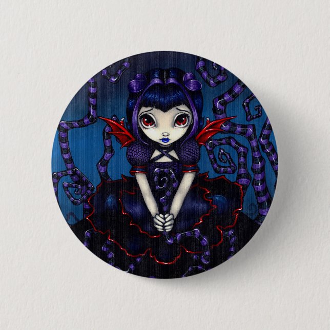 "Violet Sometimes" Button (Front)