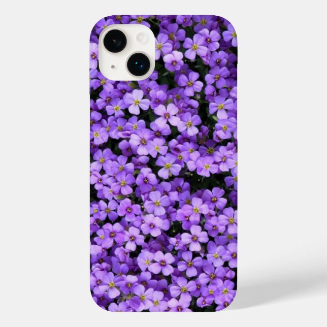 Violet Spring Purple Flowers Violets Case-Mate iPhone Case (Back)