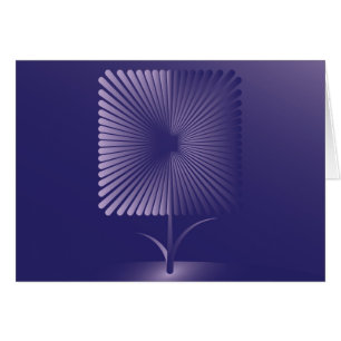 Violet square flower