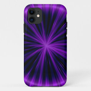 Violet Star Light Graphic Art iPhone 11 Case