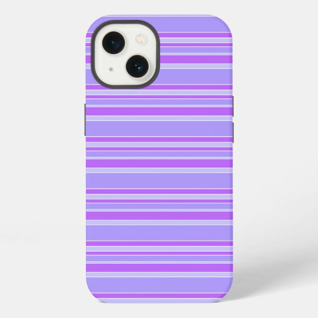 Violet stripes Case-Mate iPhone case (Back)