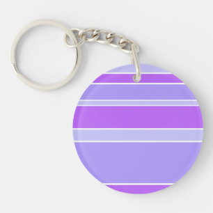 Violet stripes key ring