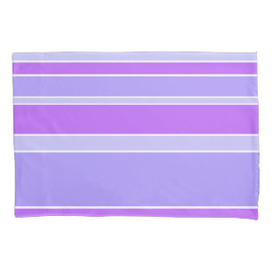 Violet stripes pillowcase