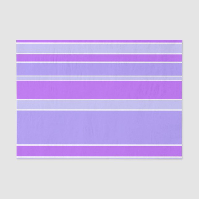 Violet stripes tissue paper (Front)