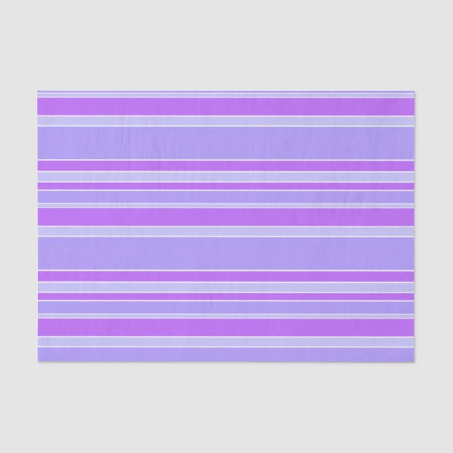 Violet stripes tissue paper (Front)