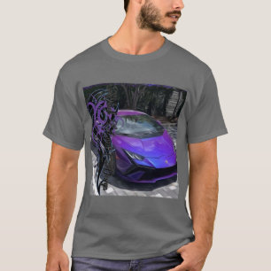 Violet style tribal oil blacklyon design  T-Shirt
