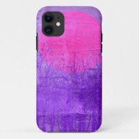 Violet Sunset | Abstract Painting
