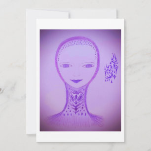Violet Thank You Card