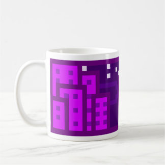 Violet Town in the Night, Wide, for Mug