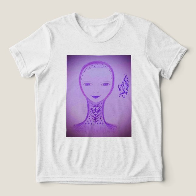 Violet Tri-Blend Shirt (Design Front)