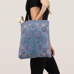 Violet Venus Fly Trap Tote Bag