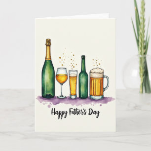 Violet Wash Fathers Day Card