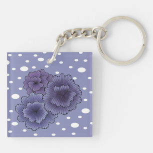 Violet Whimsy Key Ring
