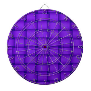 Violet wicker art graphic design dartboard