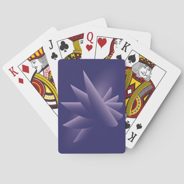 Violet Wings Playing Cards (Back)