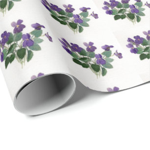 Violet Wrapping papper Paper